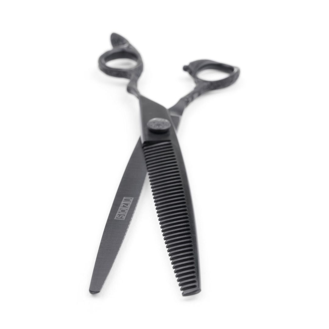 Sozu Flo Ball Tip Dog Grooming Scissor Black Triple Set