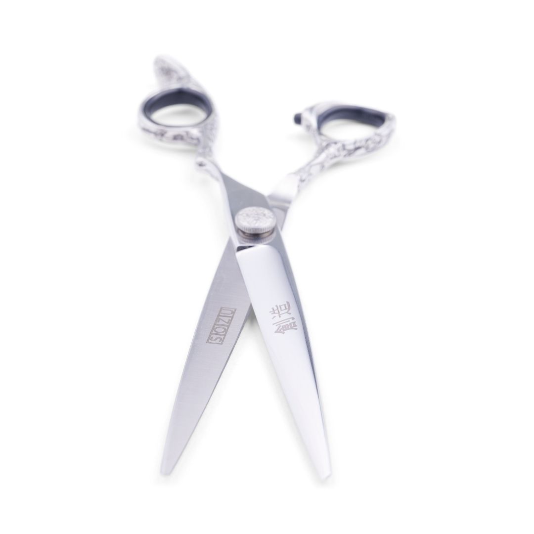 Sozu Flo Silver Dog Grooming Scissor