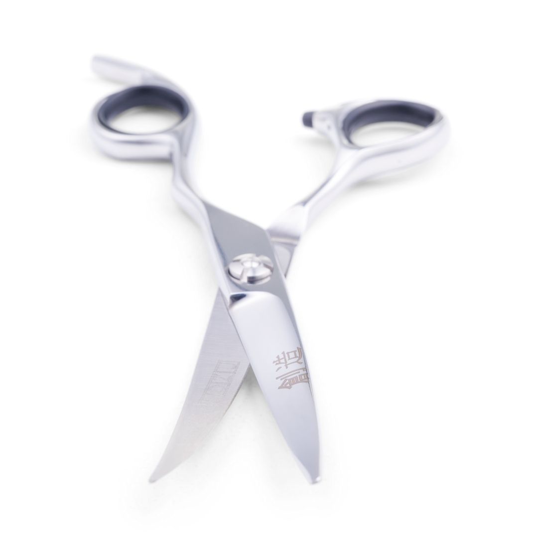 Sozu Curved Dog Grooming Scissor Silver