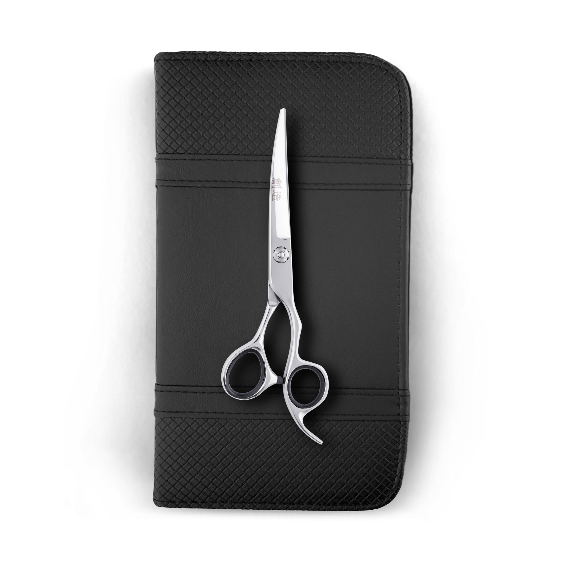 Sozu Curved Dog Grooming Scissor Silver