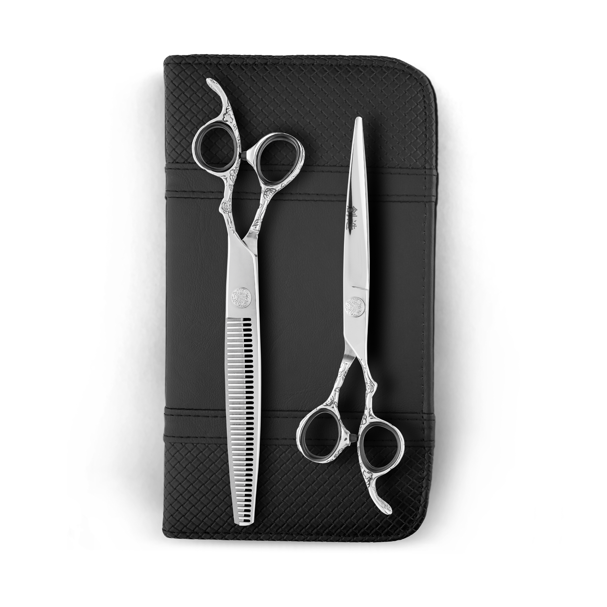 Sozu Flo Silver Dog Grooming Scissor and Thinner