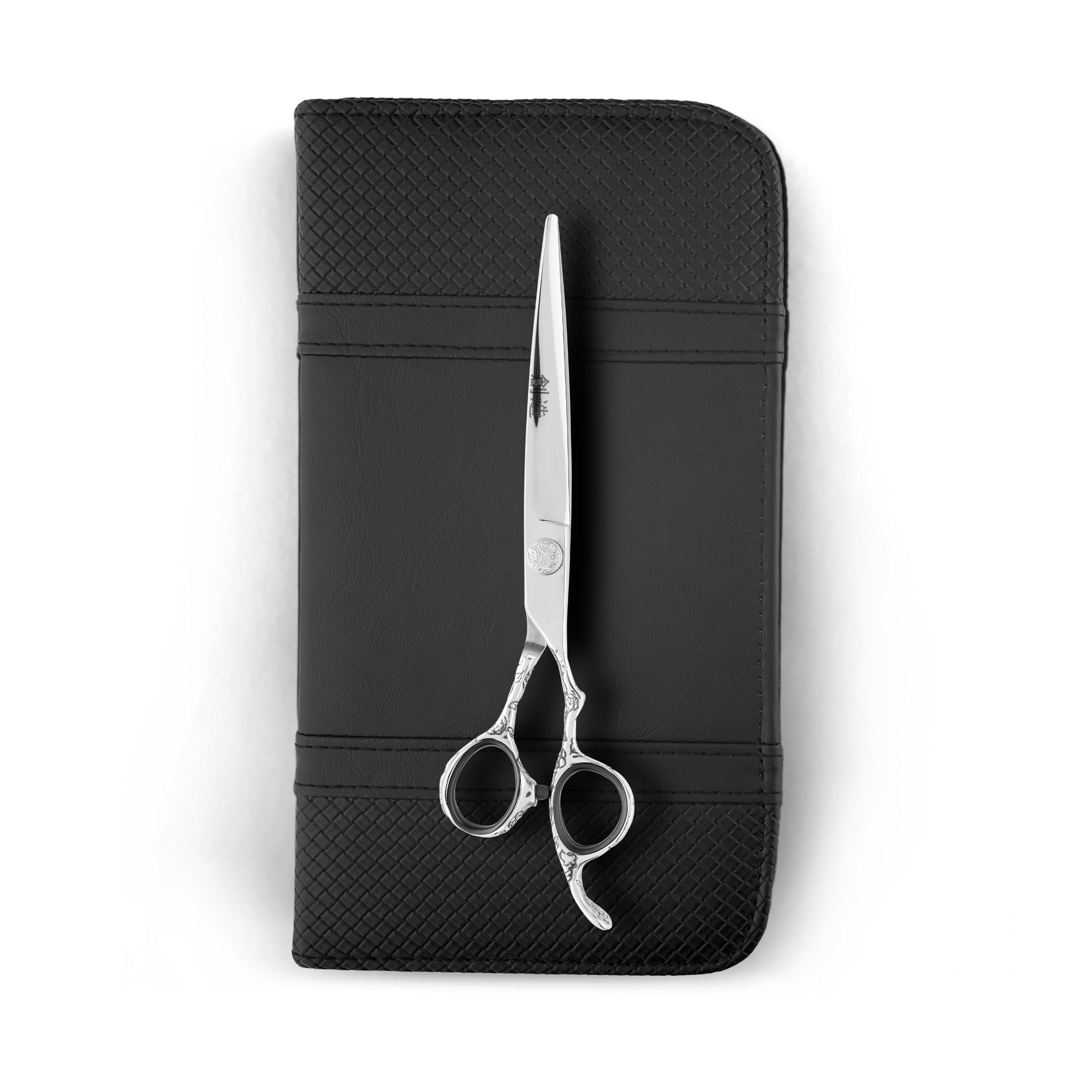 Sozu Flo Curved Dog Grooming Scissor Silver