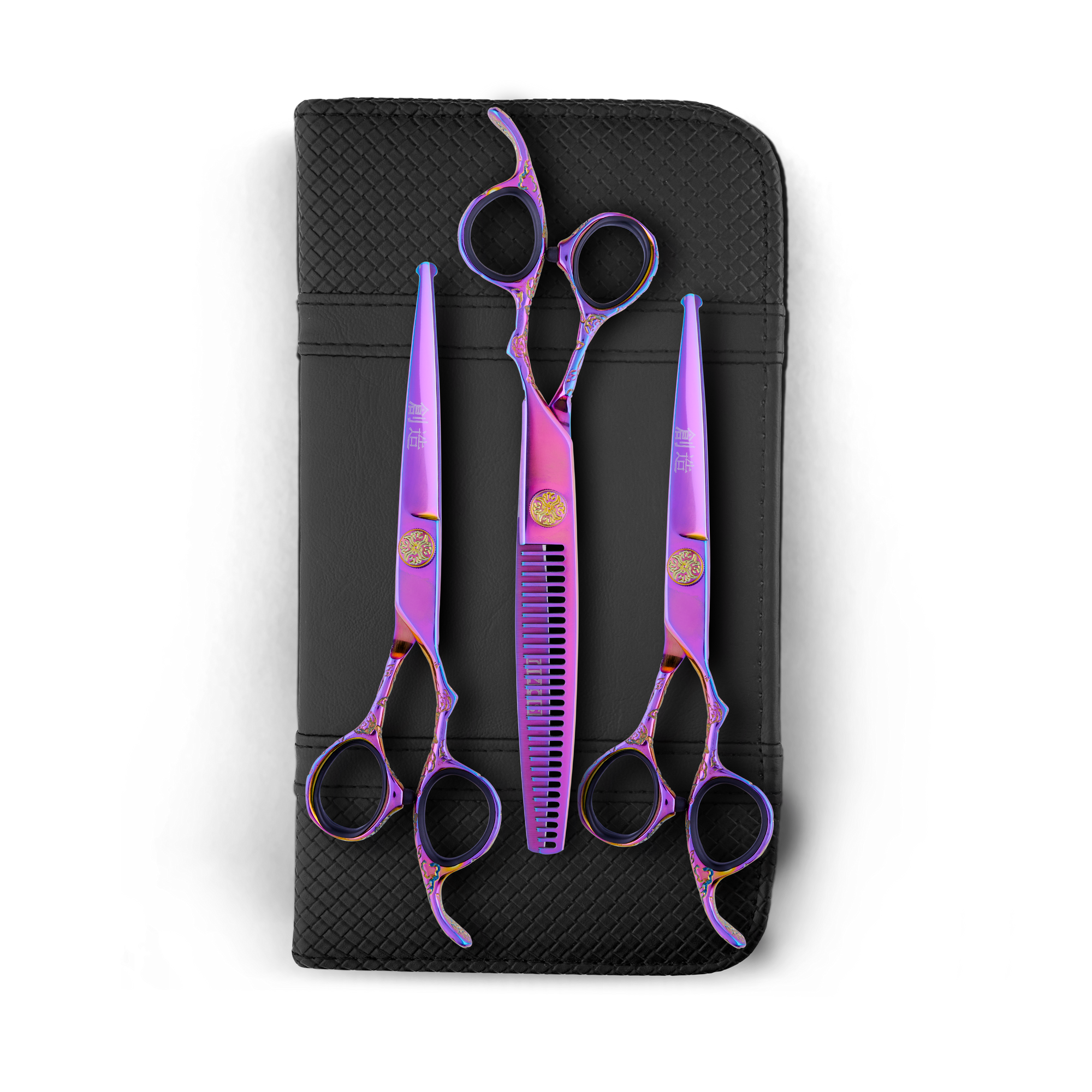 Sozu Ball Tip Dog Grooming Scissor Rainbow Triple Set